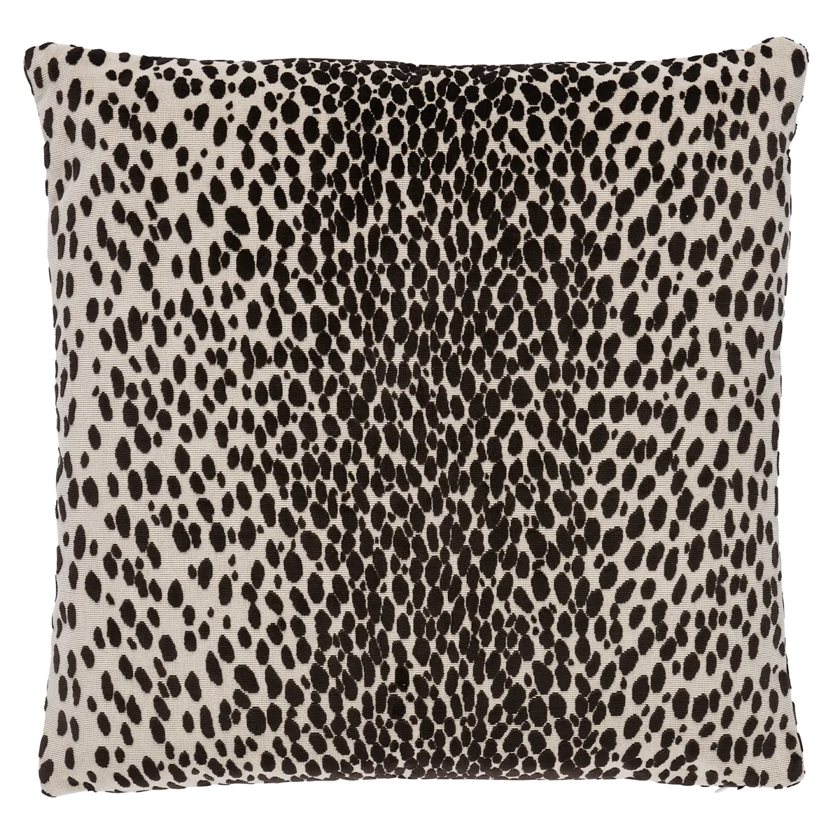 Schumacher Cheetah Velvet Pillow in Java