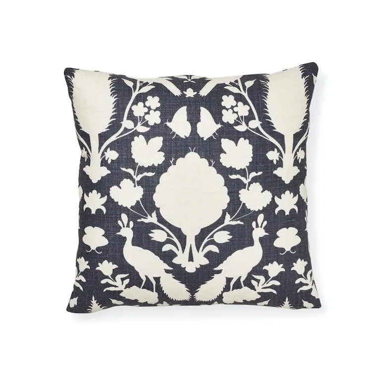 Schumacher Chenonceau Pillow in Charcoal (SO17356304)