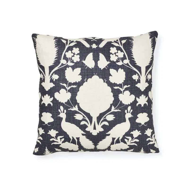 Schumacher Chenonceau Pillow in Charcoal (SO17356304)