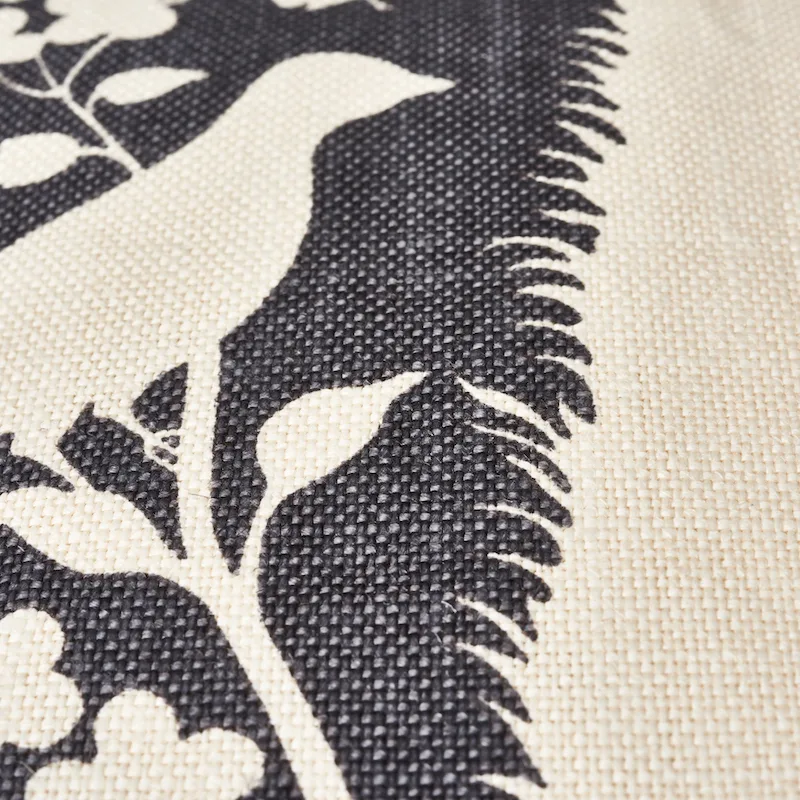 SO17356304 | Chenonceau Pillow - Charcoal Schumacher Chenonceau Pillow in Charcoal (SO17356304)