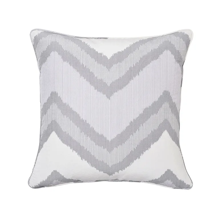 Schumacher Chevron Ikat Pillow in Lilac (SO7263205)