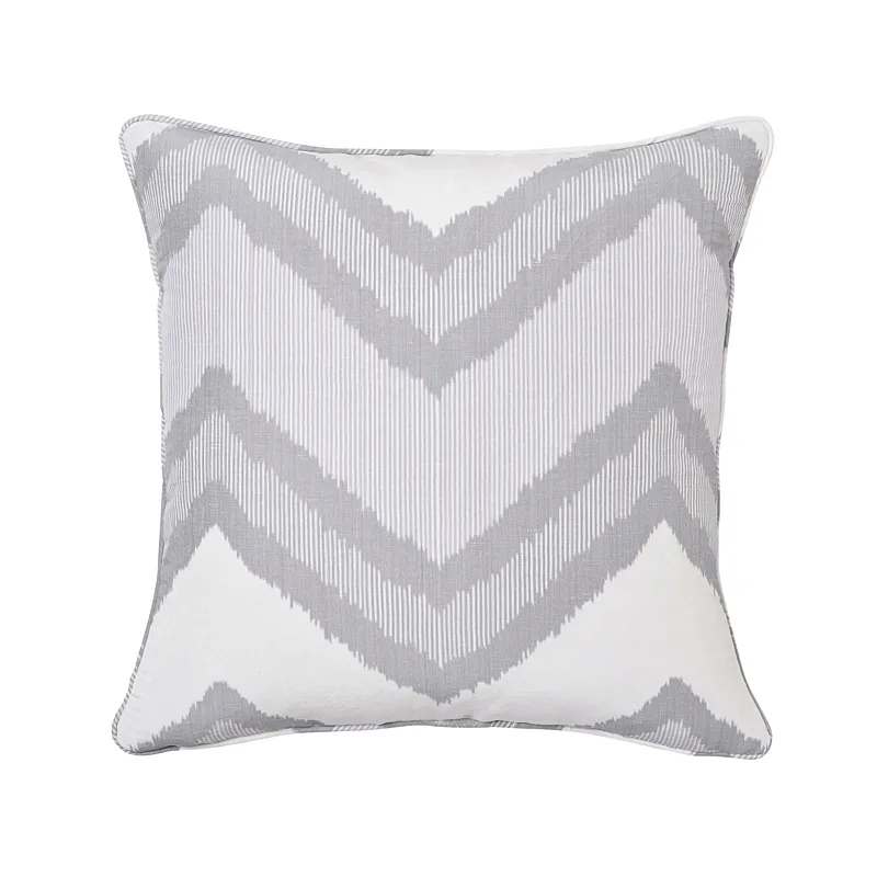 Schumacher Chevron Ikat Pillow in Lilac (SO7263205)