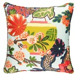 SO17731004 | Chiang Mai Dragon I/O Pillow - Aquamarine Schumacher Chiang Mai Dragon I/O Pillow in Aquamarine (SO17731004)