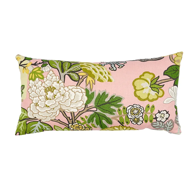 Schumacher Chiang Mai Dragon Pillow in Blush (SO17328018)