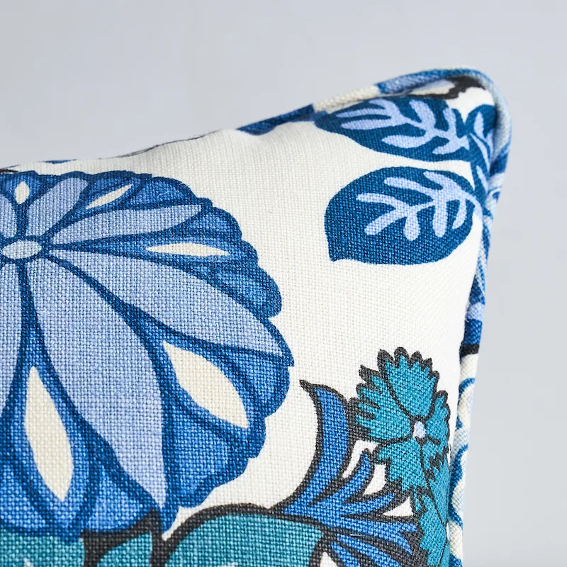 Schumacher Chiang Mai Dragon Pillow in China Blue (SO17327206)