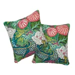 Chiang Mai Dragon Pillow - Jade Schumacher Chiang Mai Dragon Pillow in Jade