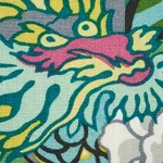 Chiang Mai Dragon Pillow - Jade Schumacher Chiang Mai Dragon Pillow in Jade