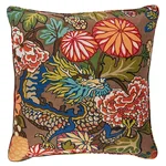 SO17327406 | Chiang Mai Dragon Pillow - Mocha Schumacher Chiang Mai Dragon Pillow in Mocha (SO17327406)