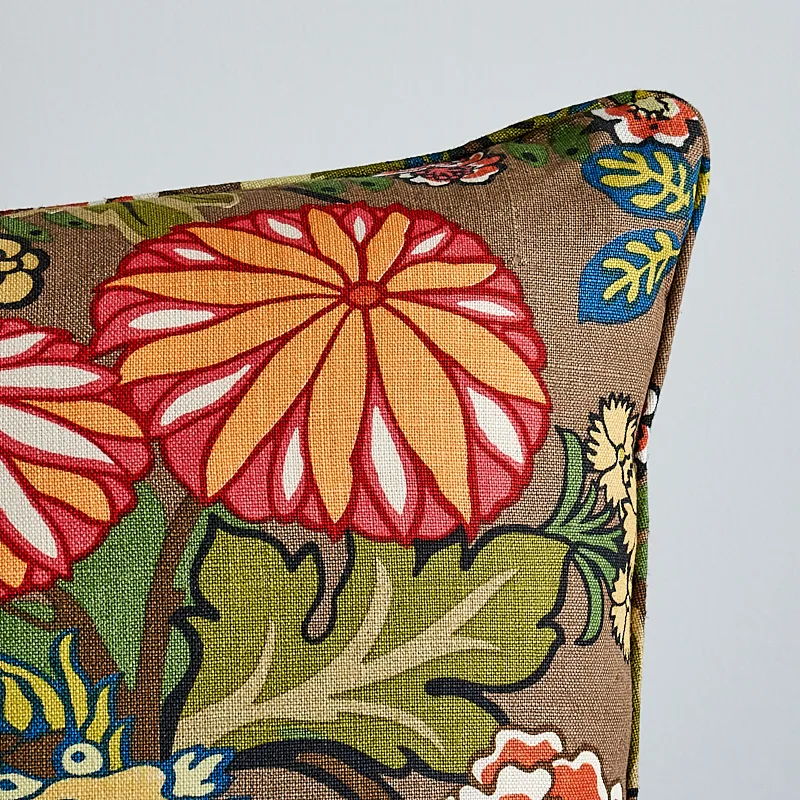 SO17327406 | Chiang Mai Dragon Pillow - Mocha Schumacher Chiang Mai Dragon Pillow in Mocha (SO17327406)