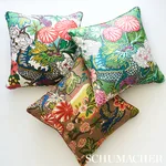 SO17327406 | Chiang Mai Dragon Pillow - Mocha Schumacher Chiang Mai Dragon Pillow in Mocha (SO17327406)