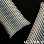 SO8215018 | Chimay Stripe Velvet - Ciel Schumacher Chimay Stripe Velvet pillow in Ciel (SO8215018)