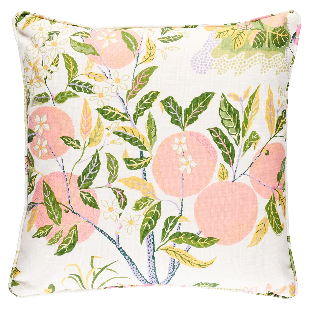 Schumacher Citrus Garden I/O Pillow in Garden