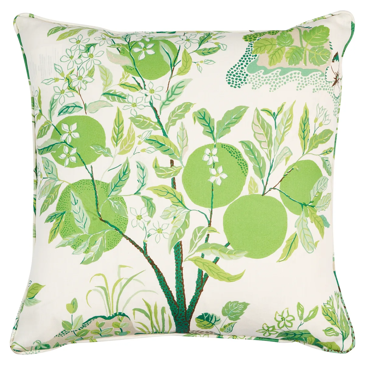 Schumacher Citrus Garden I/O Pillow in Leaf (SO17733206)