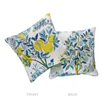 Citrus Garden Pillow - Pool Schumacher Citrus Garden Pillow in Pool
