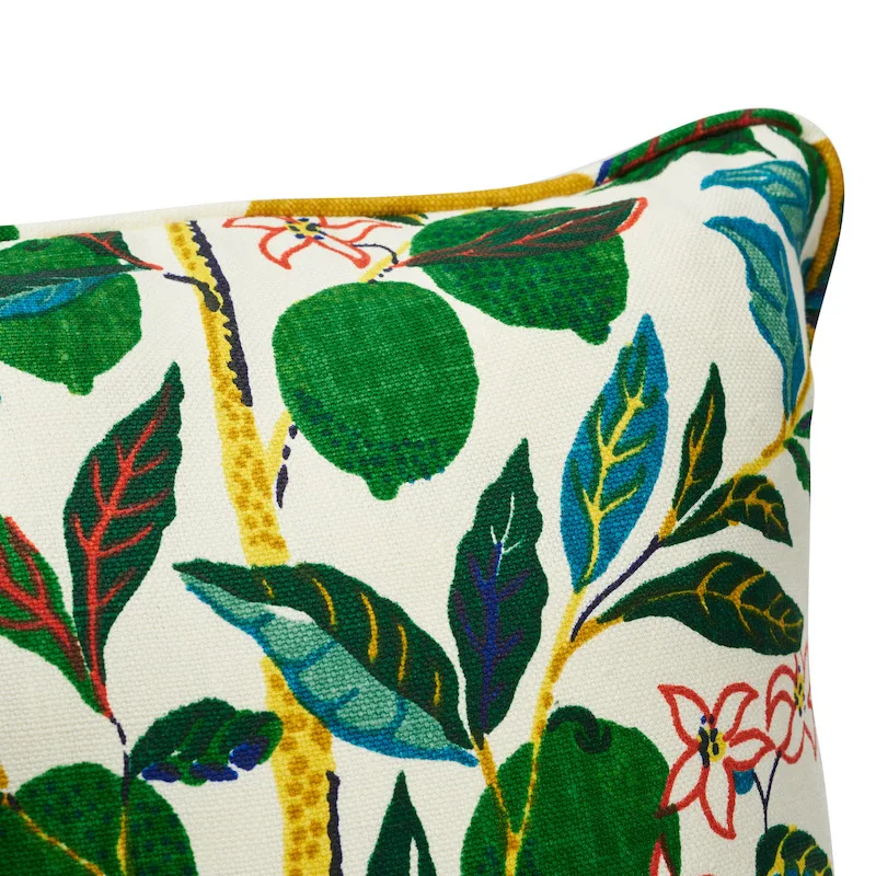 Citrus Garden Pillow - Primary Schumacher Citrus Garden Pillow in Primary