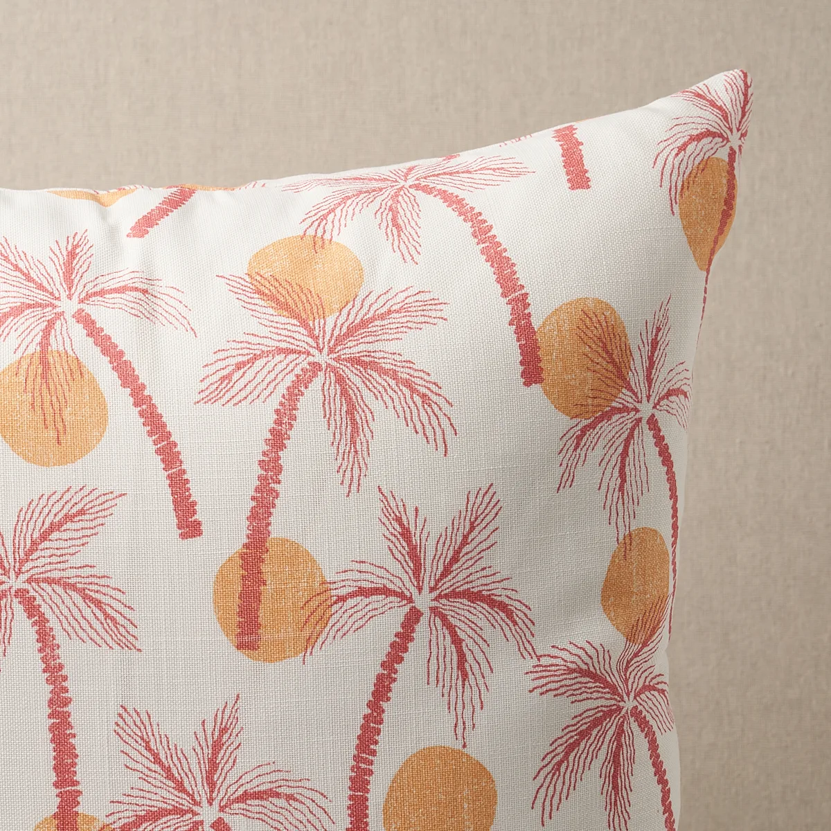 Schumacher Clarabella Palm I/O Pillow in Citrus (SO18101005)