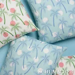 SO18101105 | Clarabella Palm I/O Pillow - Tropical Schumacher Clarabella Palm I/O Pillow in Tropical (SO18101105)