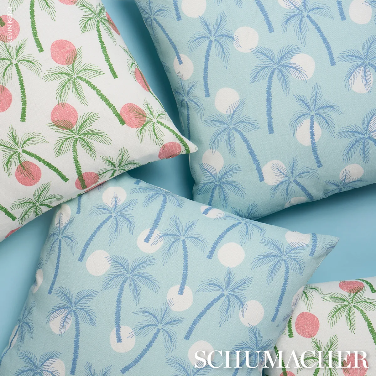 SO18101105 | Clarabella Palm I/O Pillow - Tropical Schumacher Clarabella Palm I/O Pillow in Tropical (SO18101105)