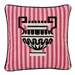 SO8214203 | Clermont Épinglé Pillow - Pink Schumacher Clermont Épinglé Pillow in Pink (SO8214203)