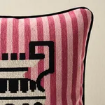 SO8214203 | Clermont Épinglé Pillow - Pink Schumacher Clermont Épinglé Pillow in Pink (SO8214203)