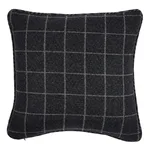 Colorado Pillow - Charcoal/Nickel Schumacher Colorado Pillow in Charcoal/Nickel