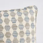 Coquina Pillow - Blue Schumacher Coquina Pillow in Blue