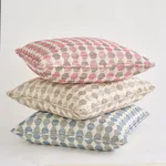Coquina Pillow - Blue Schumacher Coquina Pillow in Blue