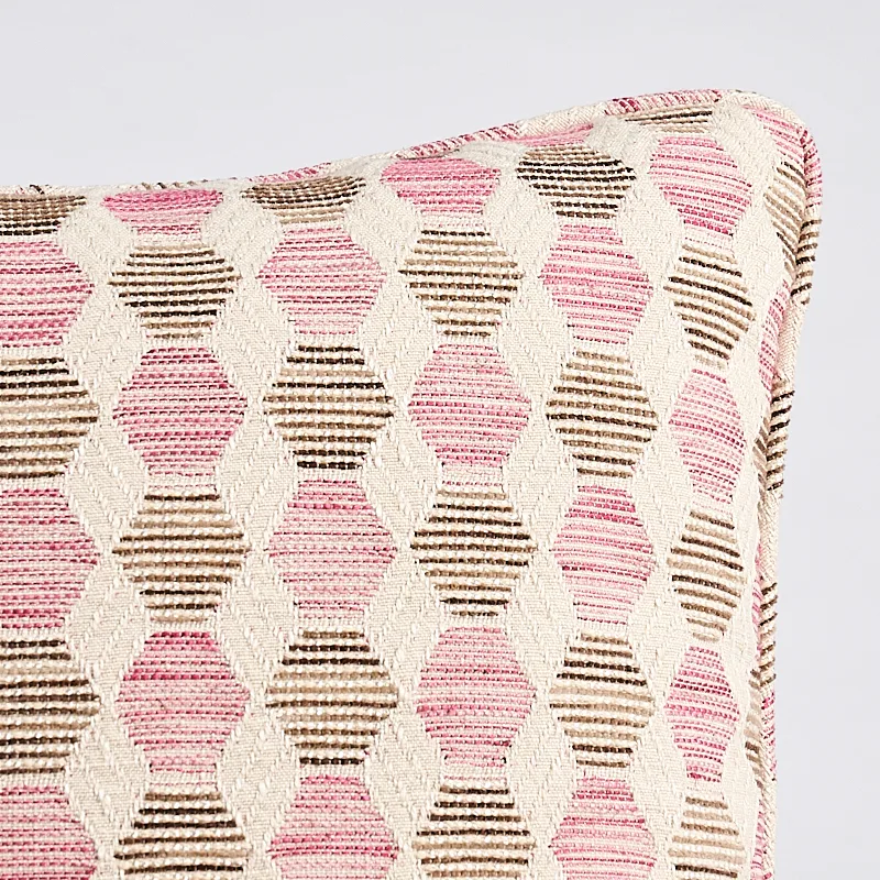 Schumacher Coquina Pillow in Pink