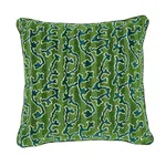 SO7713004 | Corail Velvet Pillow - Emerald Green Schumacher Corail Velvet Pillow in Emerald Green (SO7713004)