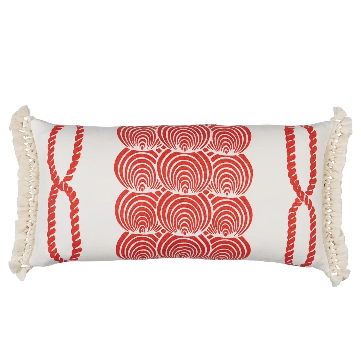 Schumacher Coralline Pillow in Red (SO17778319)