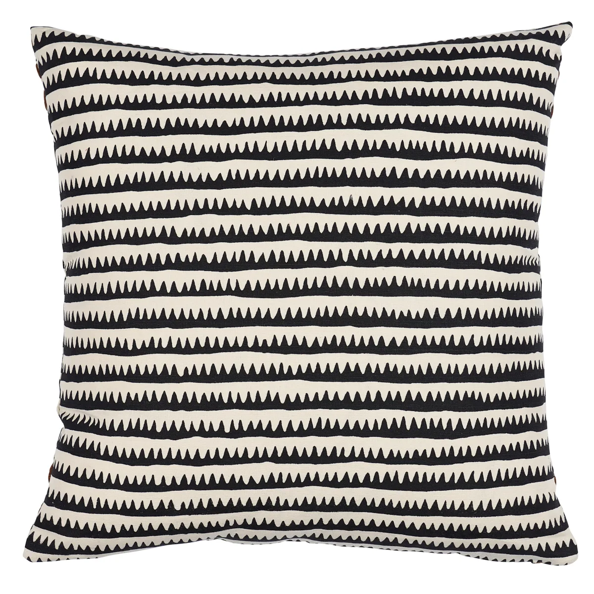 Schumacher Corfu Pillow in Black Neutral (SO7447105)