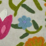 SO7829105 | Crewel Garden Pillow - Multi Schumacher Crewel Garden Pillow in Multi (SO7829105)