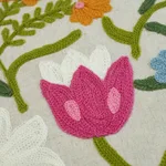 SO7829105 | Crewel Garden Pillow - Multi Schumacher Crewel Garden Pillow in Multi (SO7829105)