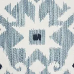 Schumacher Crusoe Ikat Pillow in Sky (SO7652105)