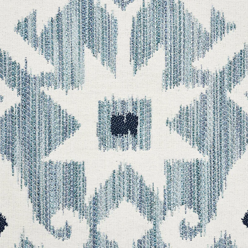 Schumacher Crusoe Ikat Pillow in Sky (SO7652105)