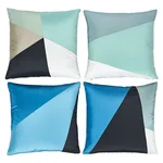 SO6945005 | Cubist Pillow - Peacock Schumacher Cubist Pillow in Peacock (SO6945005)