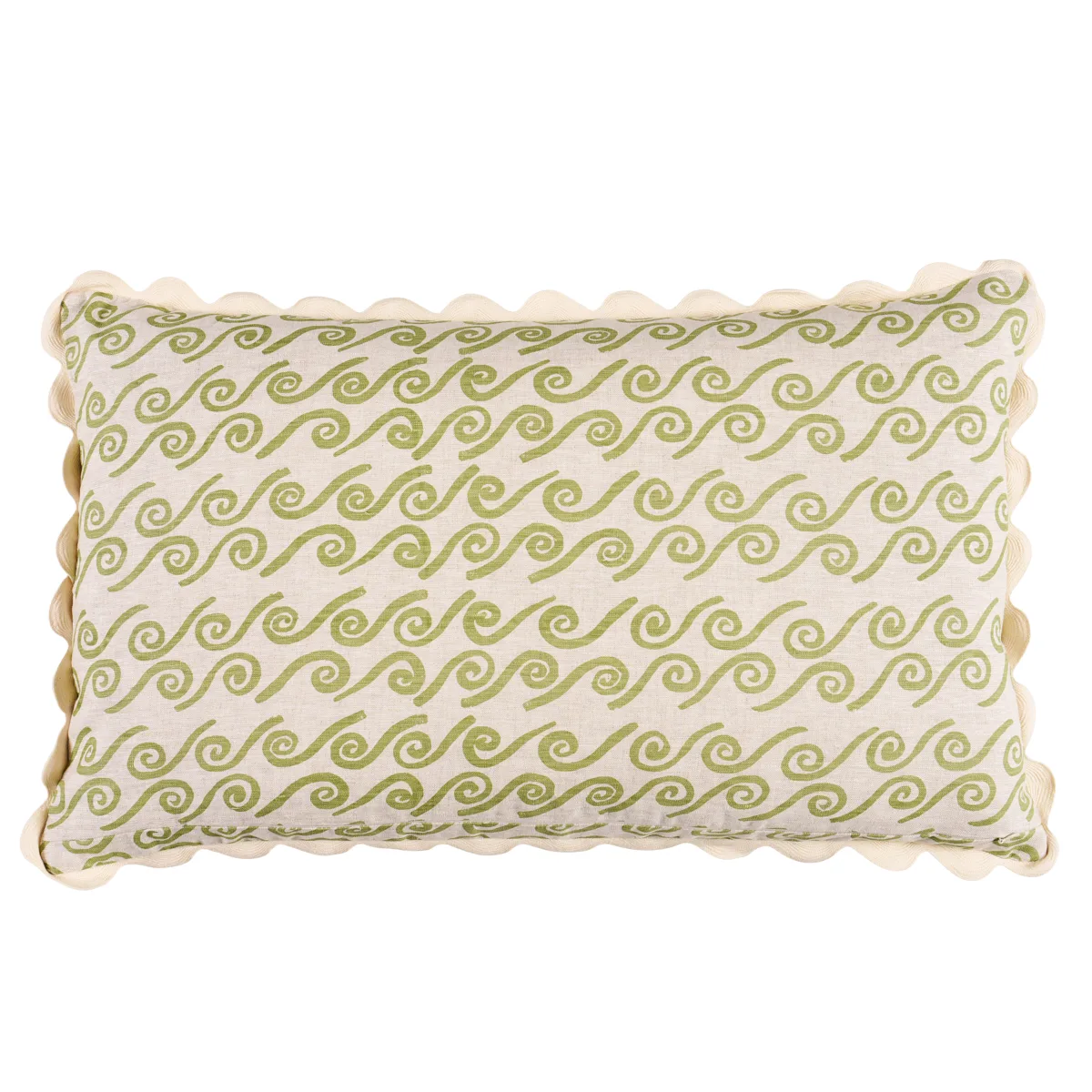 Schumacher Curves Lumbar Pillow in Sage (SO35845)