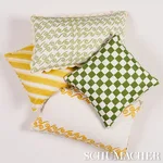 SO35845 | Curves Lumbar Pillow - Sage Schumacher Curves Lumbar Pillow in Sage (SO35845)