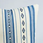 SO8027104 | Dakota Stripe Pillow - Blue Schumacher Dakota Stripe Pillow in Blue (SO8027104)