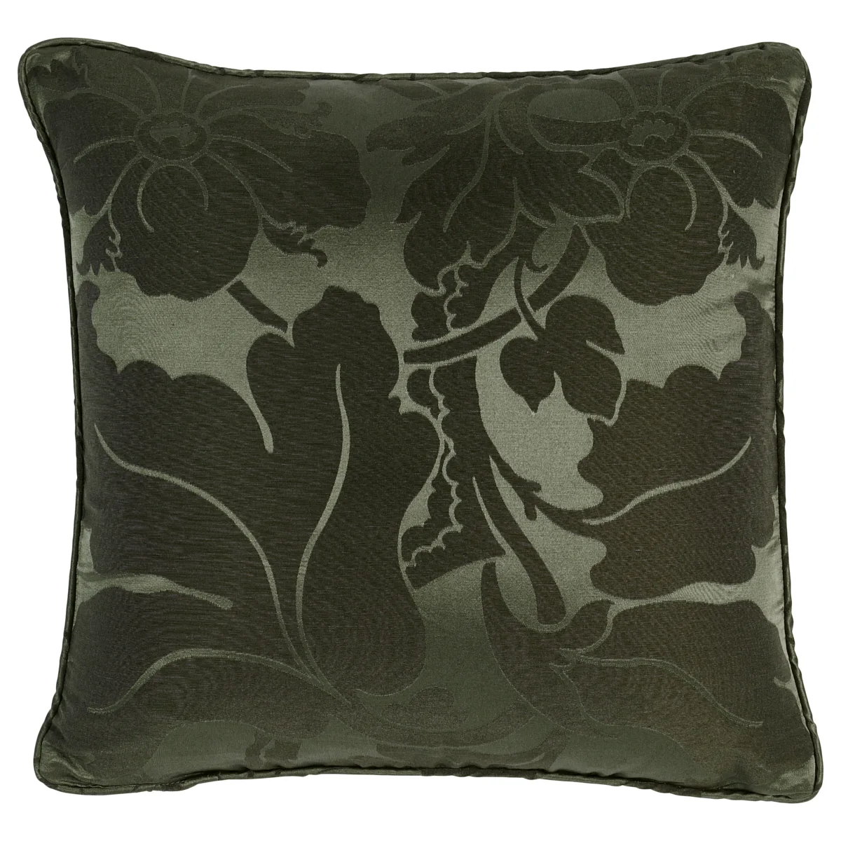 Schumacher Dandridge Damask Pillow in Magnolia (SO8146004)