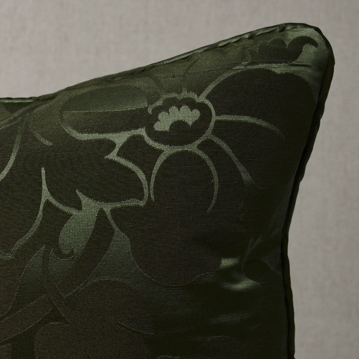 Schumacher Dandridge Damask Pillow in Magnolia (SO8146004)
