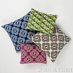 SO7724412 | Dazzle Ship Velvet Pillow - Verdant Schumacher Dazzle Ship Velvet Pillow in Verdant (SO7724412)