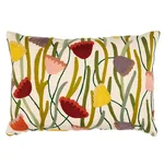 SO8156015 | Deco Flower Embroidery Pillow - Multi Schumacher Deco Flower Embroidery Pillow in Multi (SO8156015)
