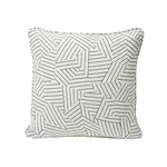 Deconstructed Stripe Pillow - Black & White Schumacher Deconstructed Stripe Pillow in Black & White