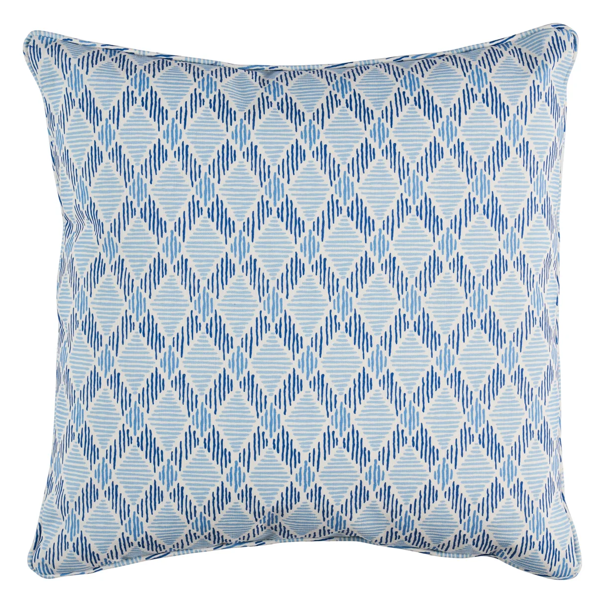 Schumacher Dexter I/O Pillow in Blues (SO18023005)