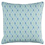 SO18023105 | Dexter I/O Pillow - Turquoise Schumacher Dexter I/O Pillow in Turquoise (SO18023105)