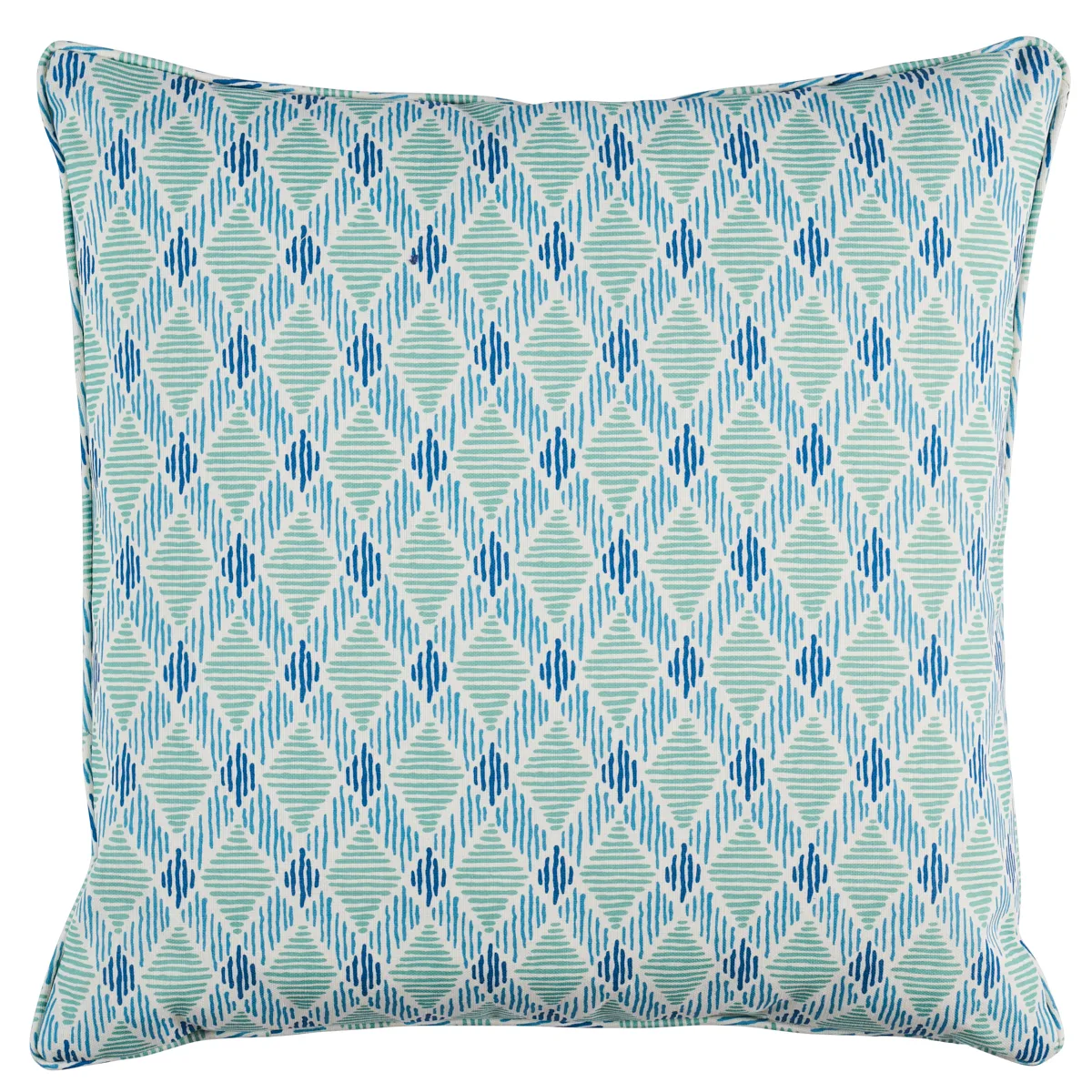 Schumacher Dexter I/O Pillow in Turquoise (SO18023105)