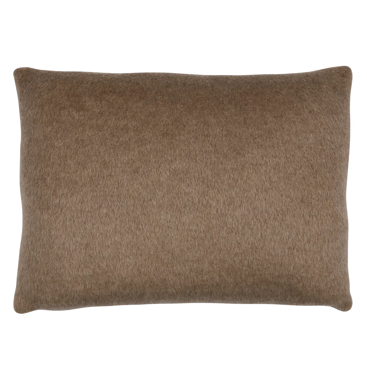 Schumacher Dixon Mohair Pillow in Driftwood