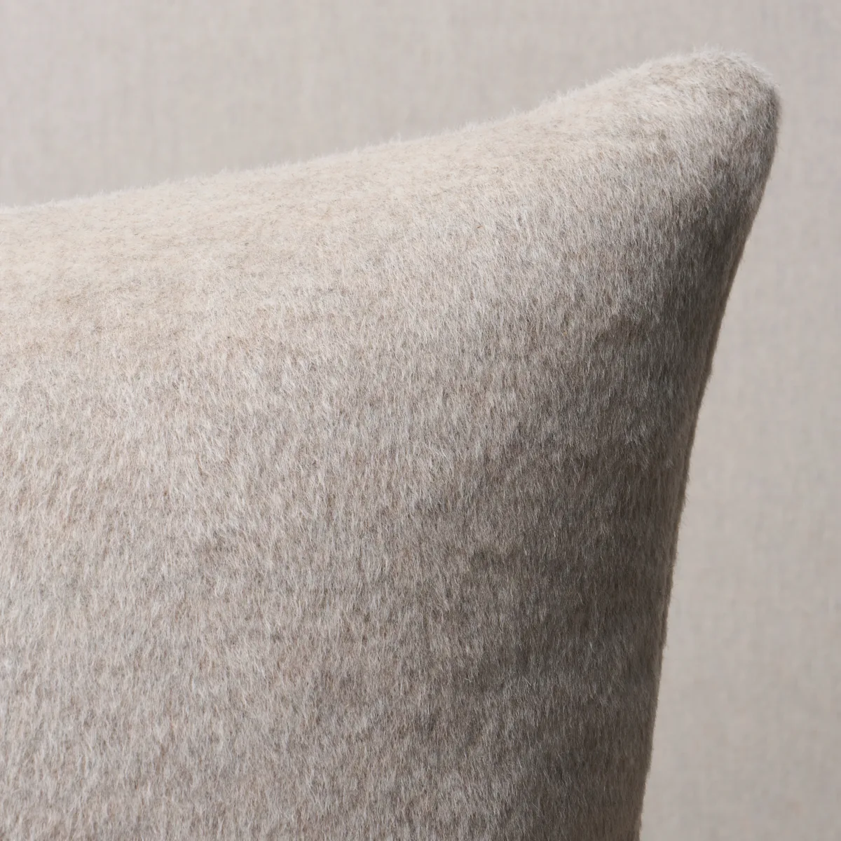 Dixon Mohair Pillow - Stone Schumacher Dixon Mohair Pillow in Stone