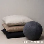 Dixon Mohair Pillow - Stone Schumacher Dixon Mohair Pillow in Stone